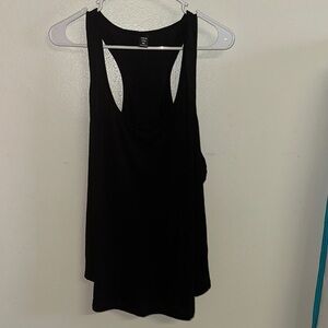 Black racerback tank